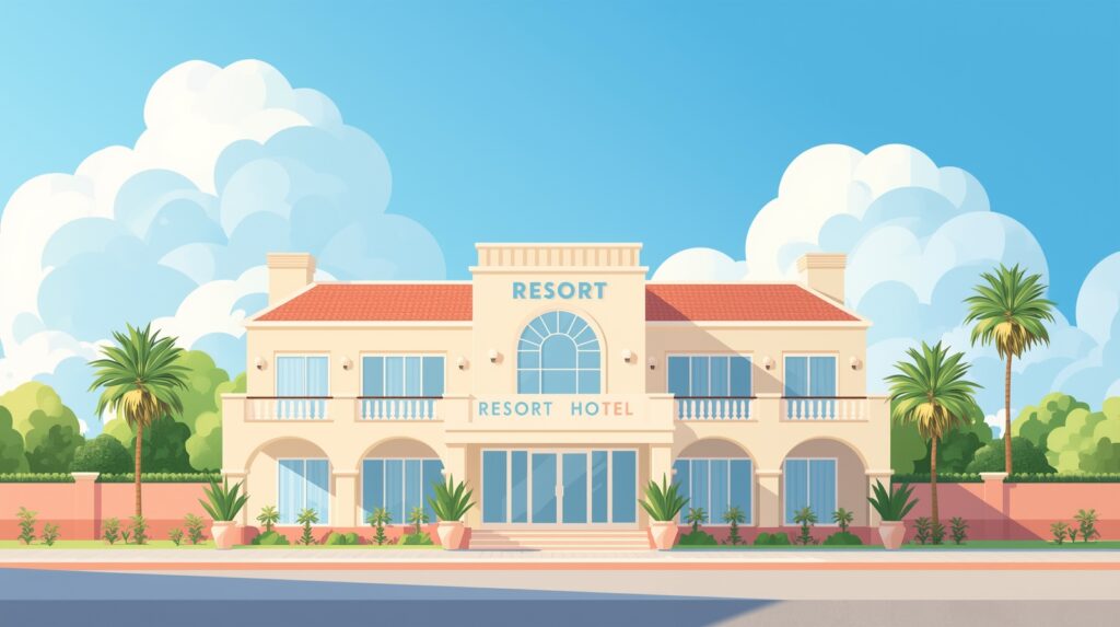 リゾートホテル外観