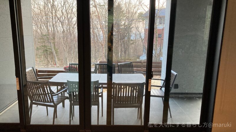 TOWAピュアコテージのテラス