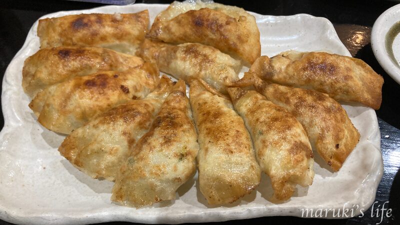 餃子の照井の円盤餃子（半皿）