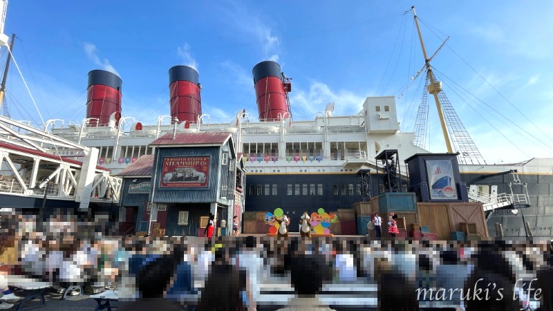 ジャンボリミッキーの会場近く、東京ディズニーシーのSSコロンビア号