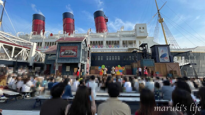 DPA対象のショーが上演されるディズニーシーのS.S.コロンビア号