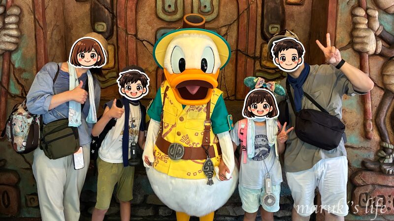 セレブレーションホテルで撮影した家族4人の記念写真