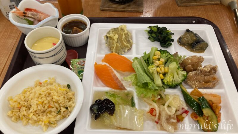 リバーサイド上田館の夕食バイキング