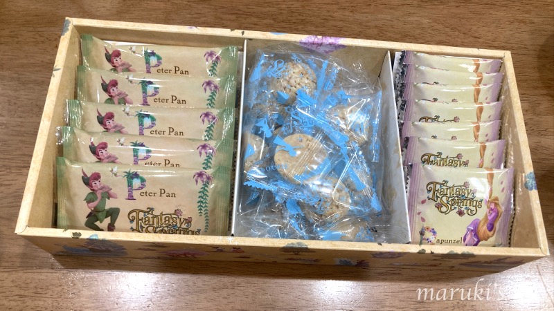 ディズニーシー25周年のお土産 ファンタジースプリングスのお菓子3種